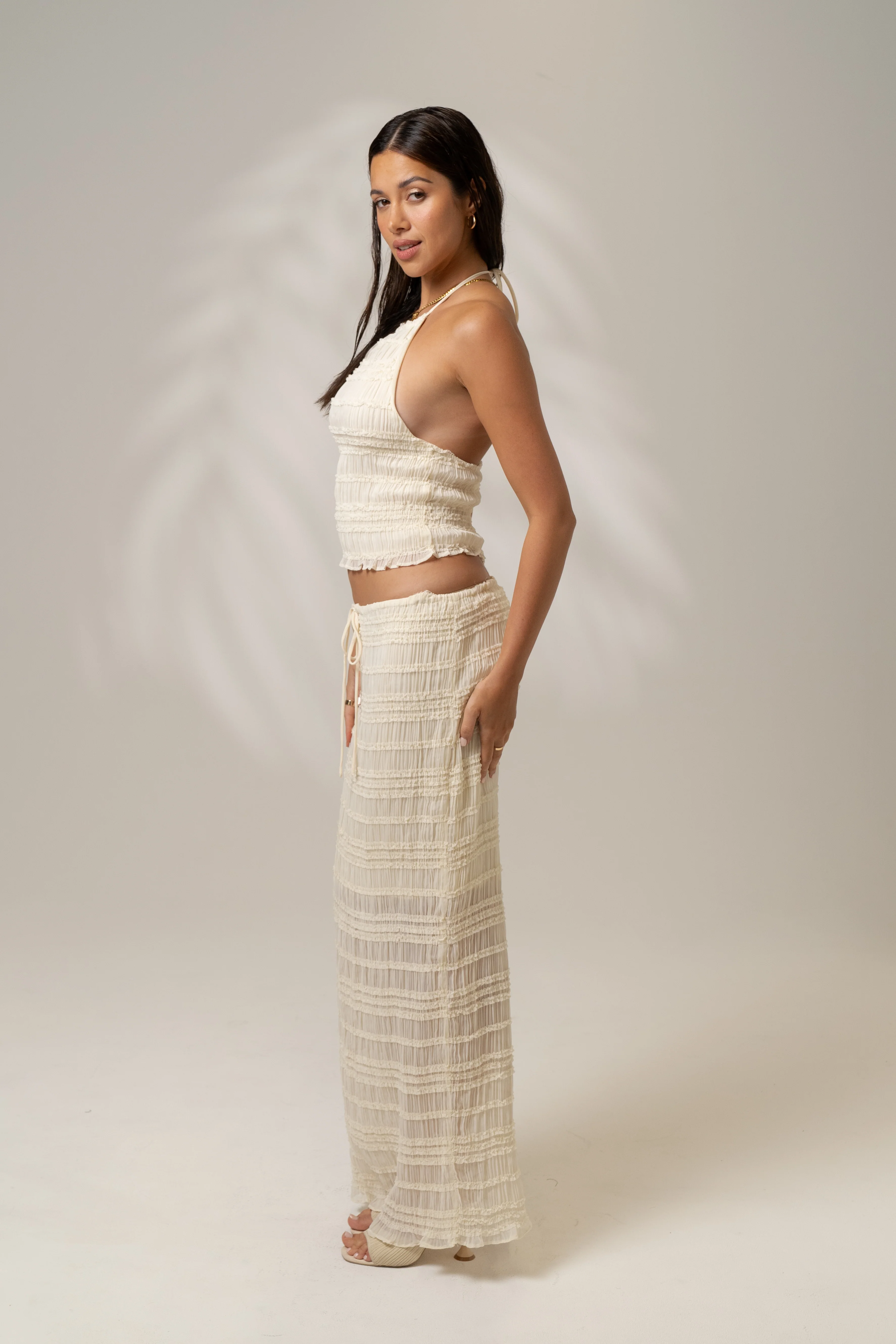 Aimee Two Piece Halter Top & Skirt Set - Image 6