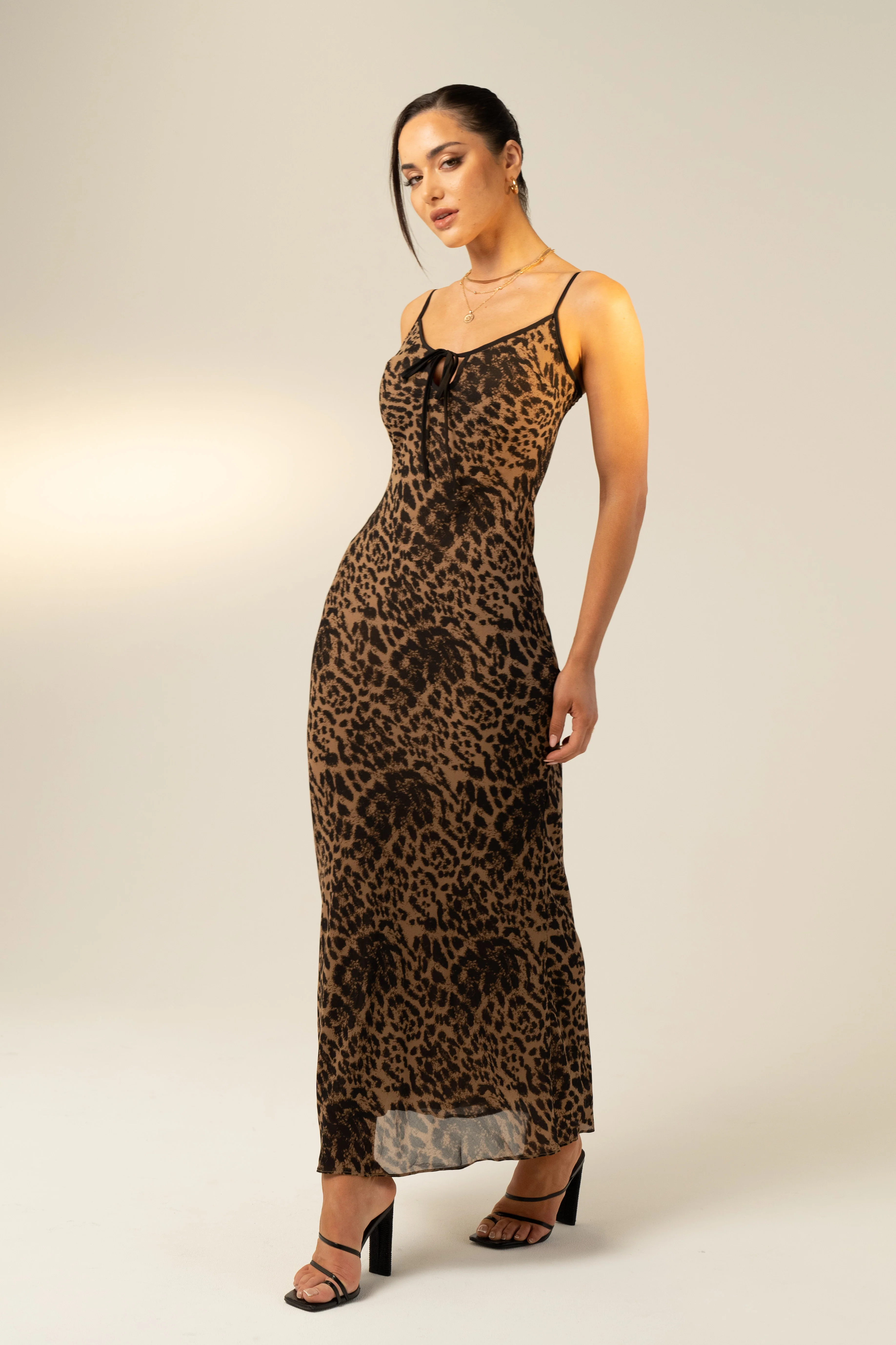 Alexis Maxi Leopard Print Dress - Image 2