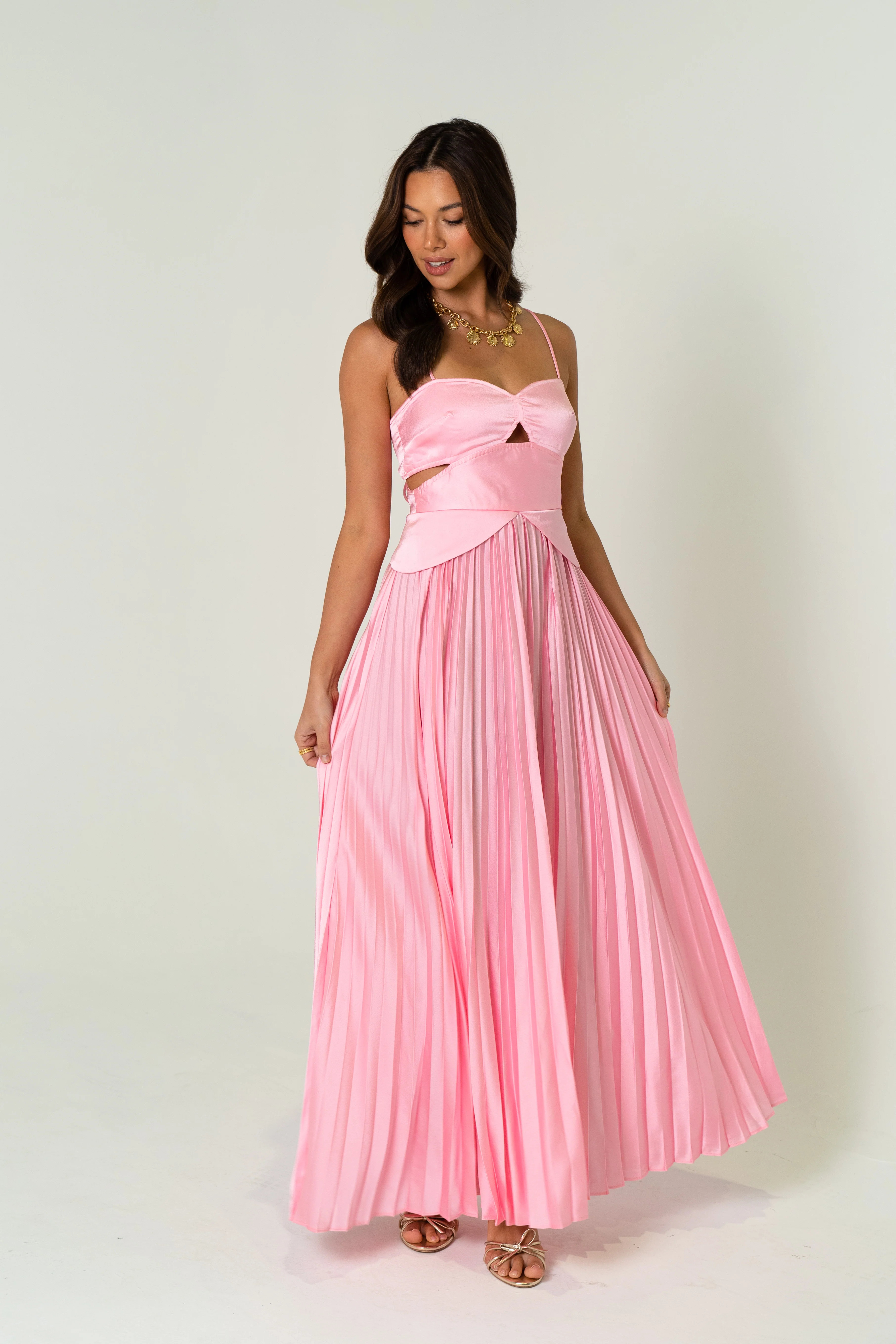 April Vintage Glam Midi Dress - Image 11