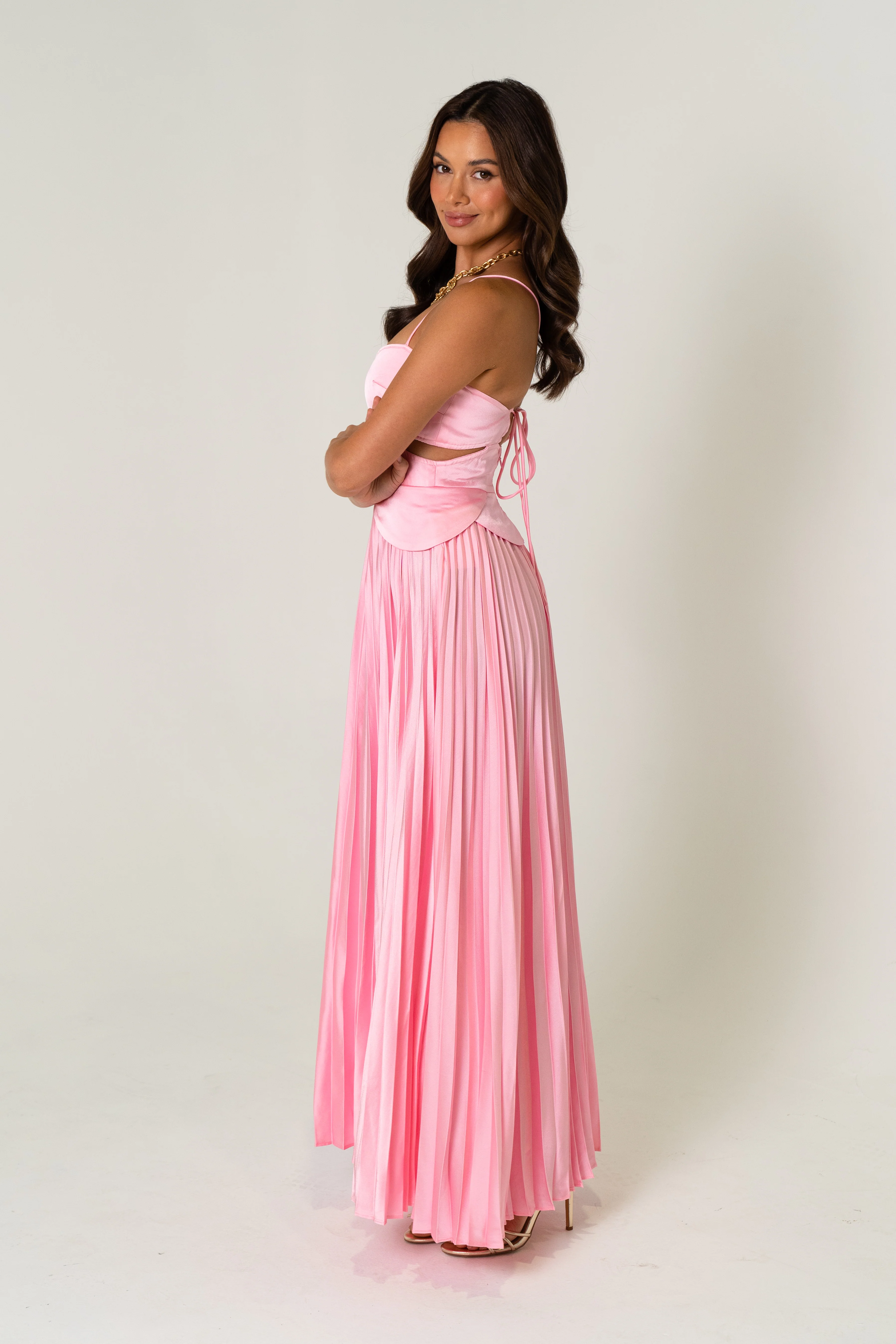 April Vintage Glam Midi Dress - Image 13