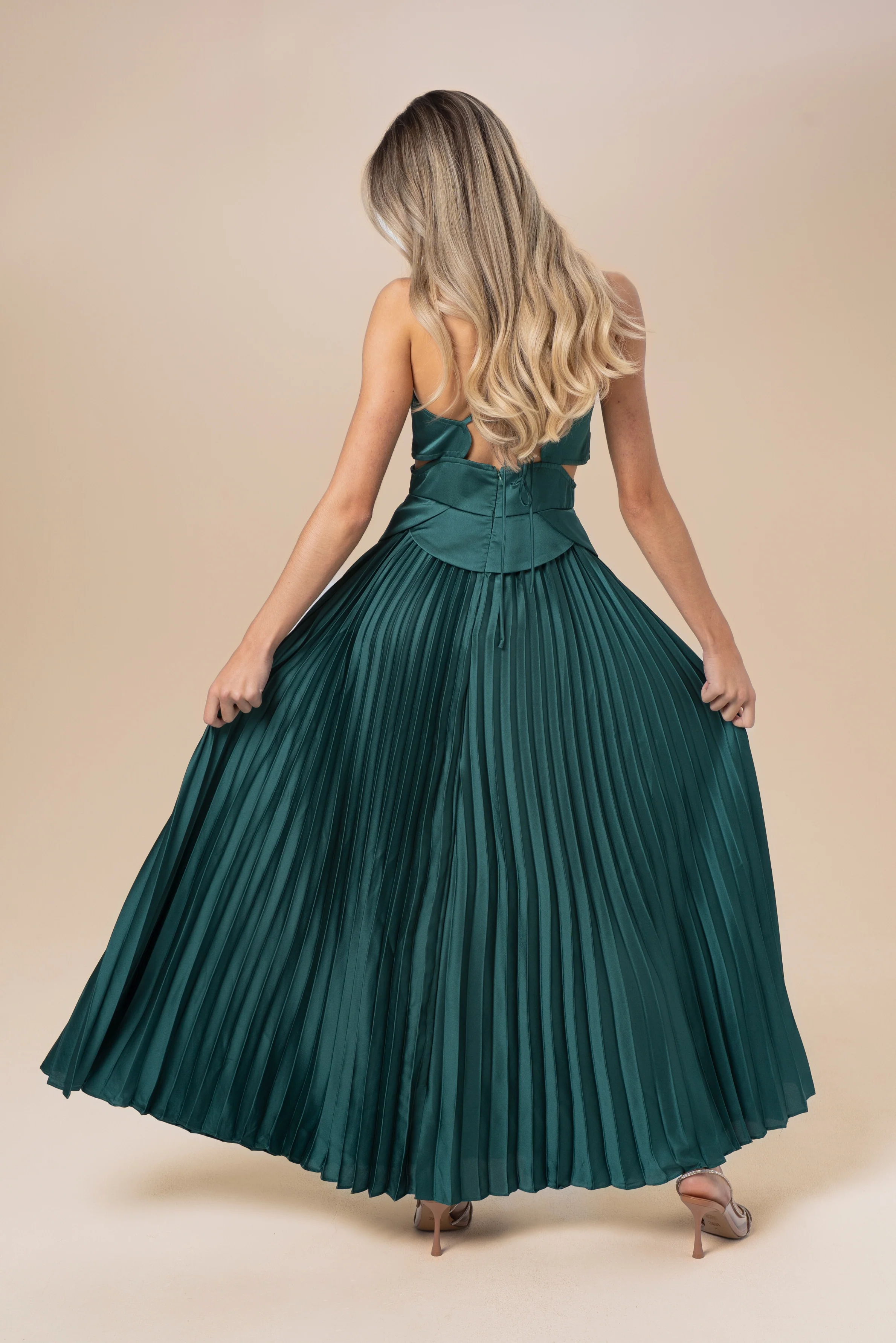 April Vintage Glam Midi Dress - Image 17