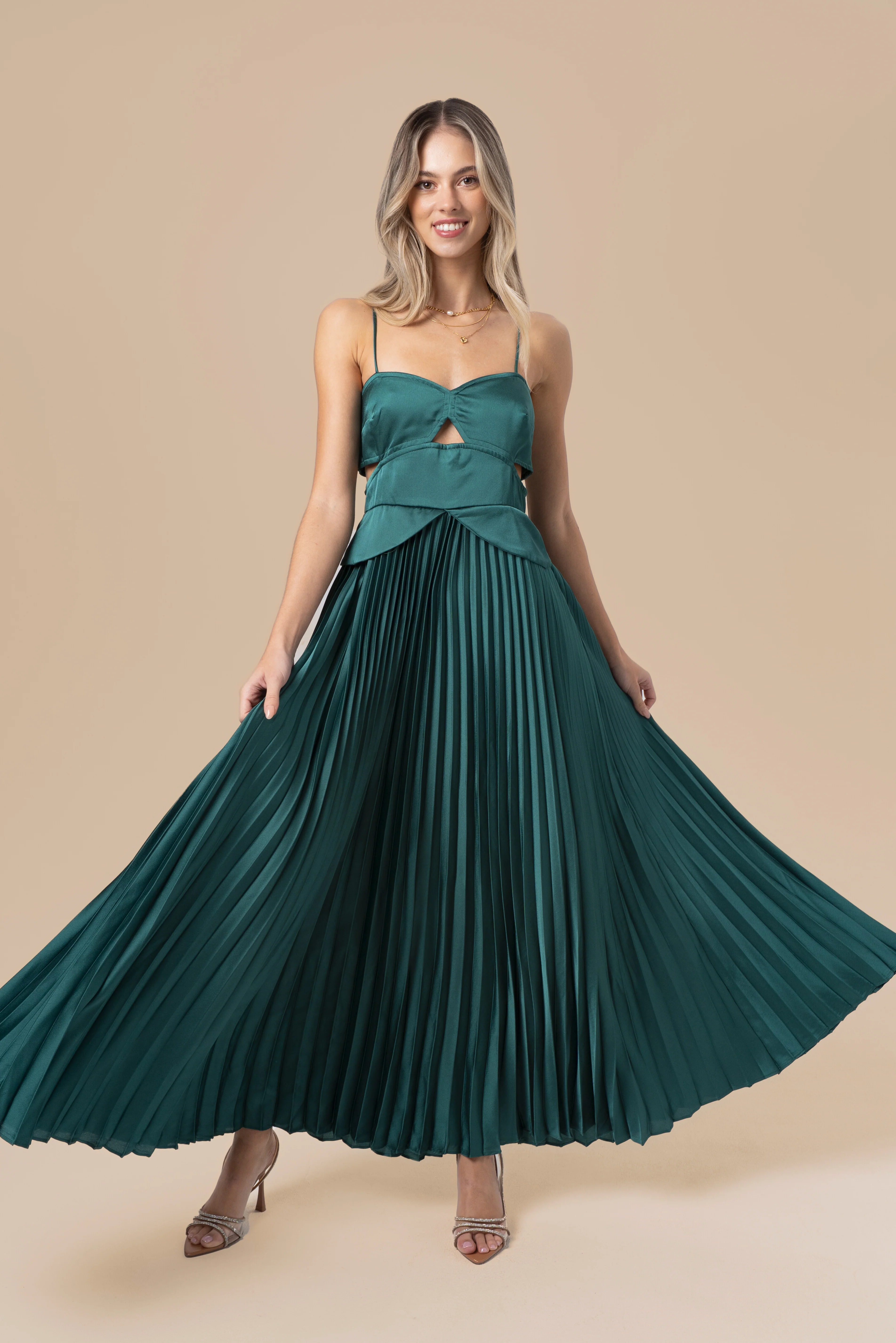 April Vintage Glam Midi Dress - Image 19