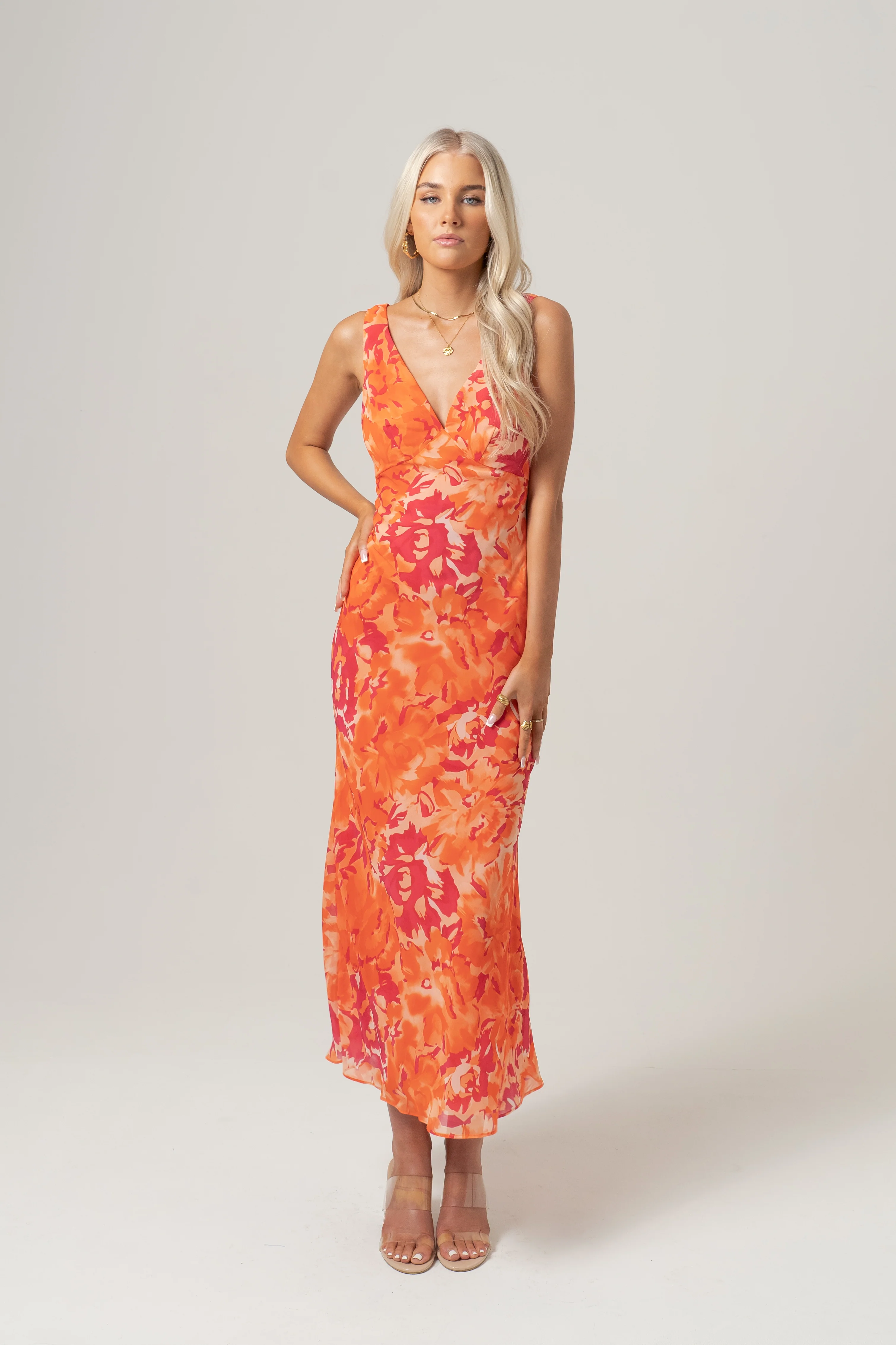 Bailey V-Neck Midi Dress - Image 11