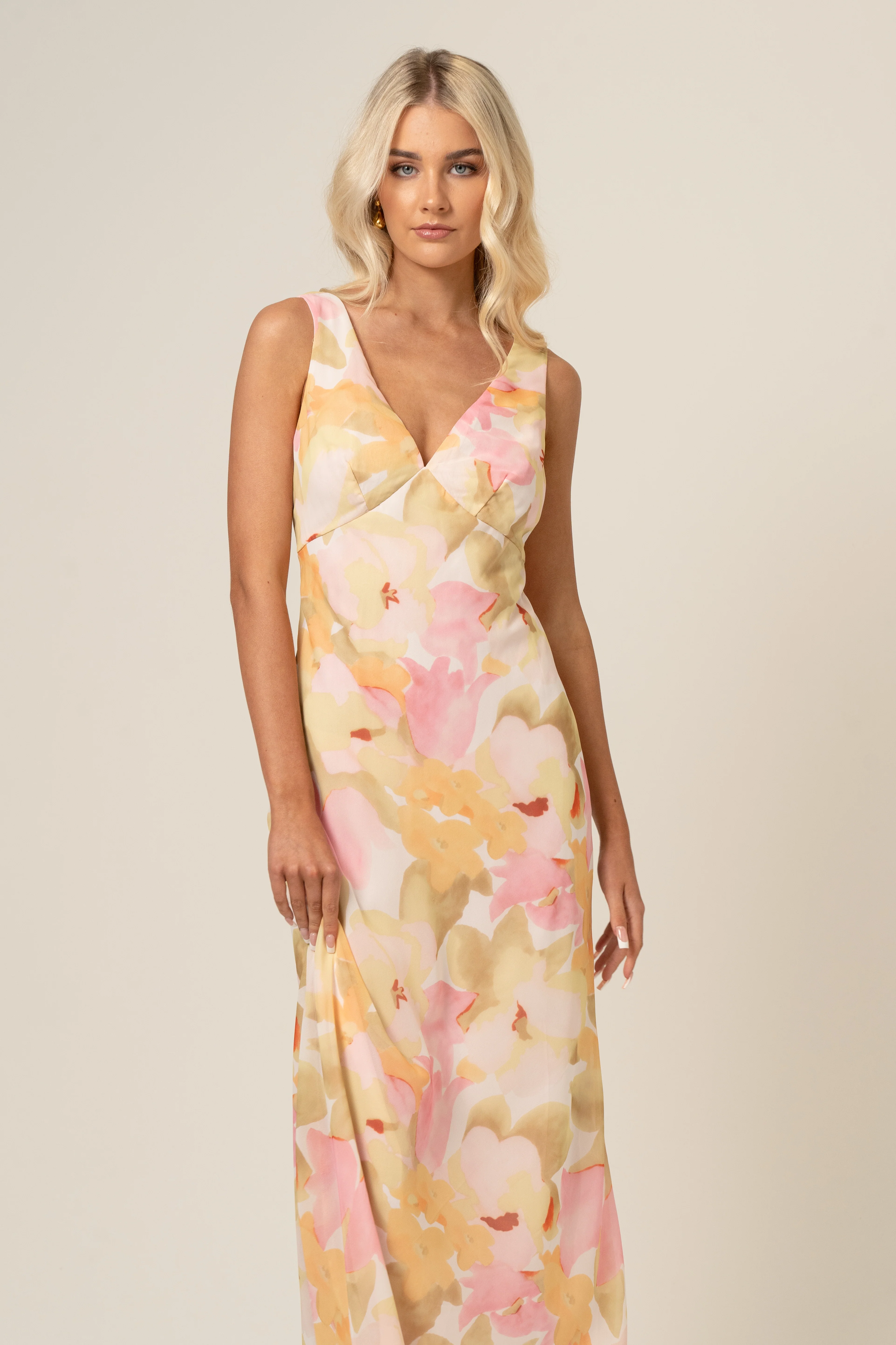 Bailey V-Neck Midi Dress - Image 9