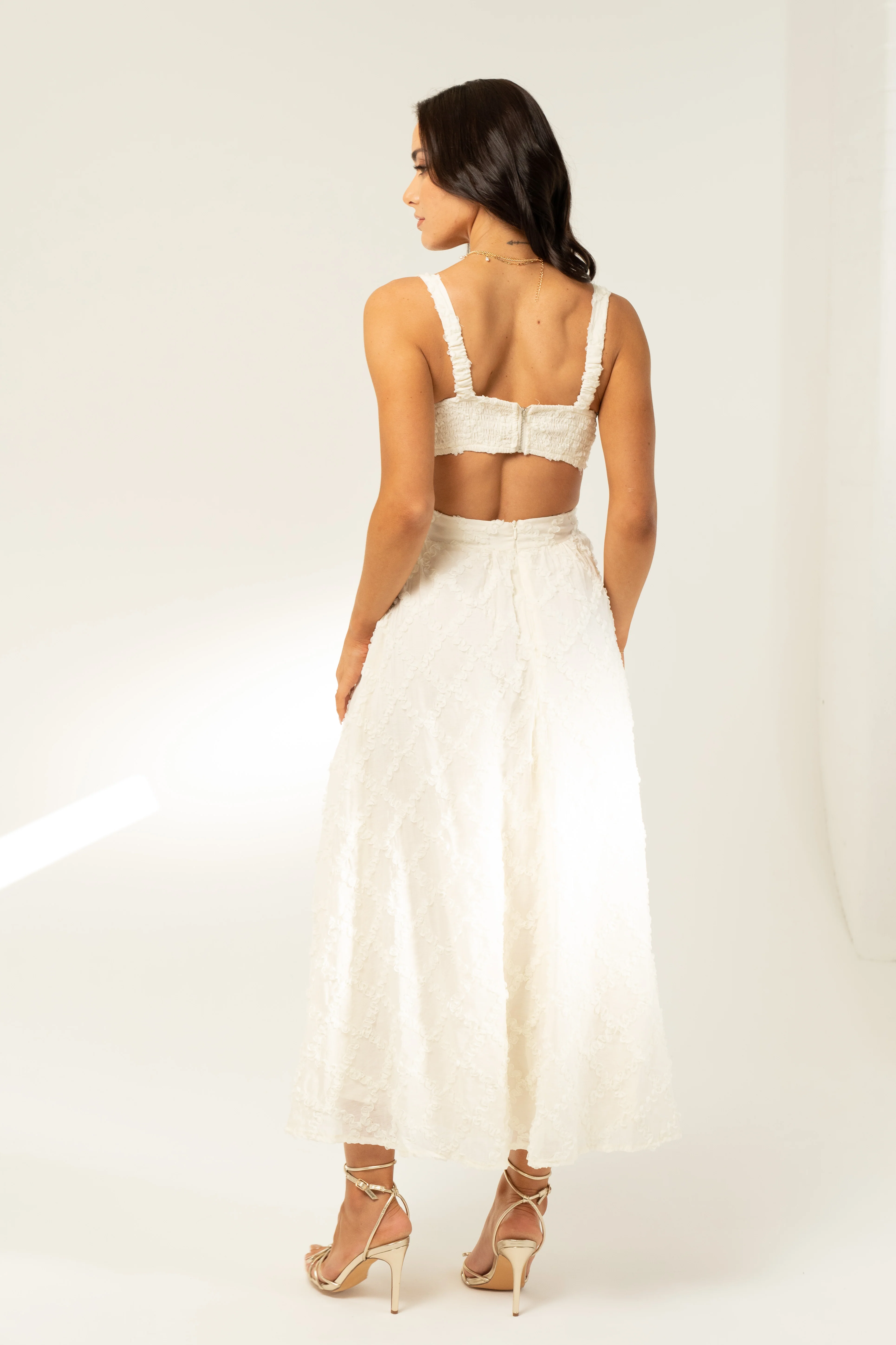 Bree Waist Cut-Out Midi Dress - Image 3