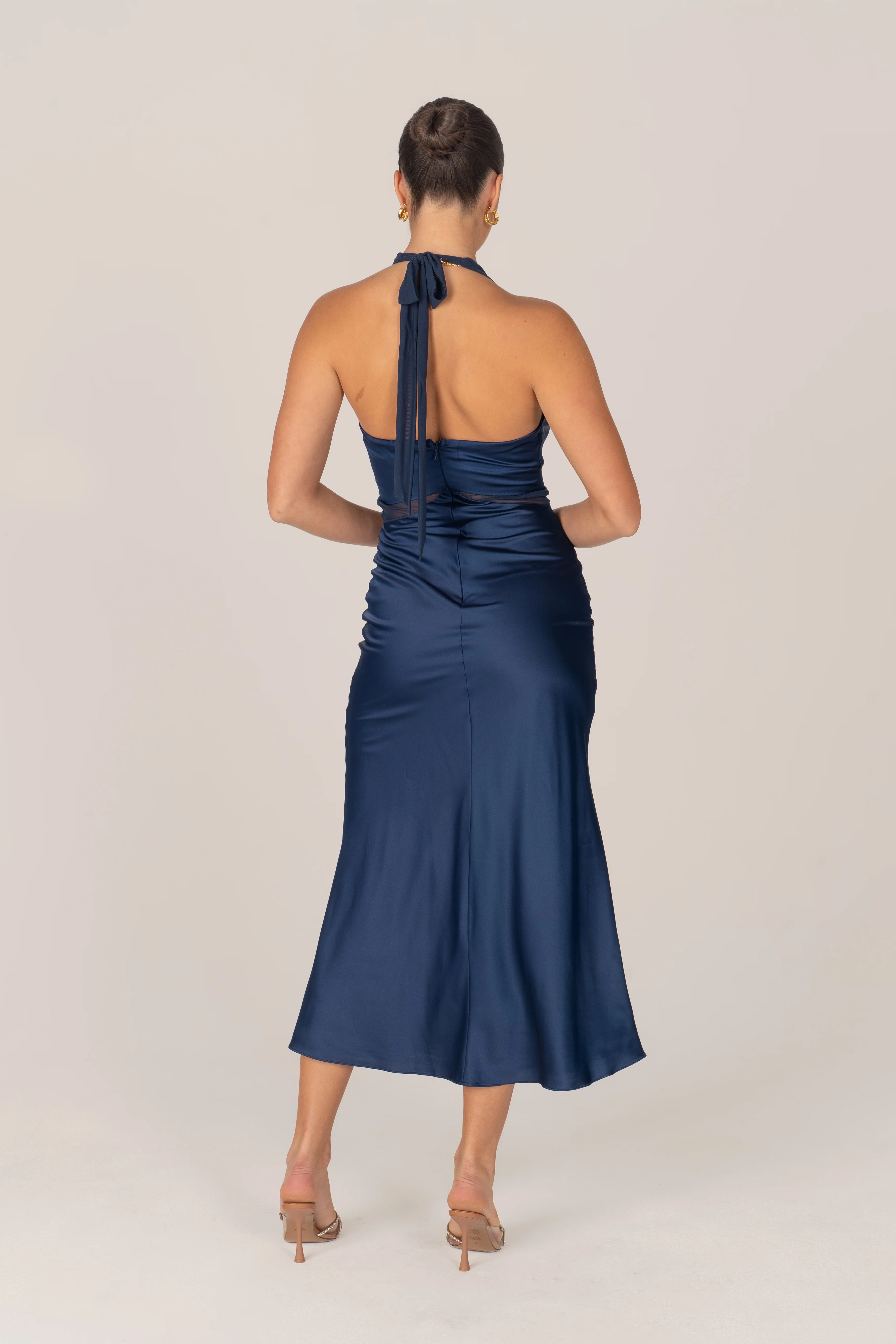 Charmaine Halter Neck Slip Dress - Image 7