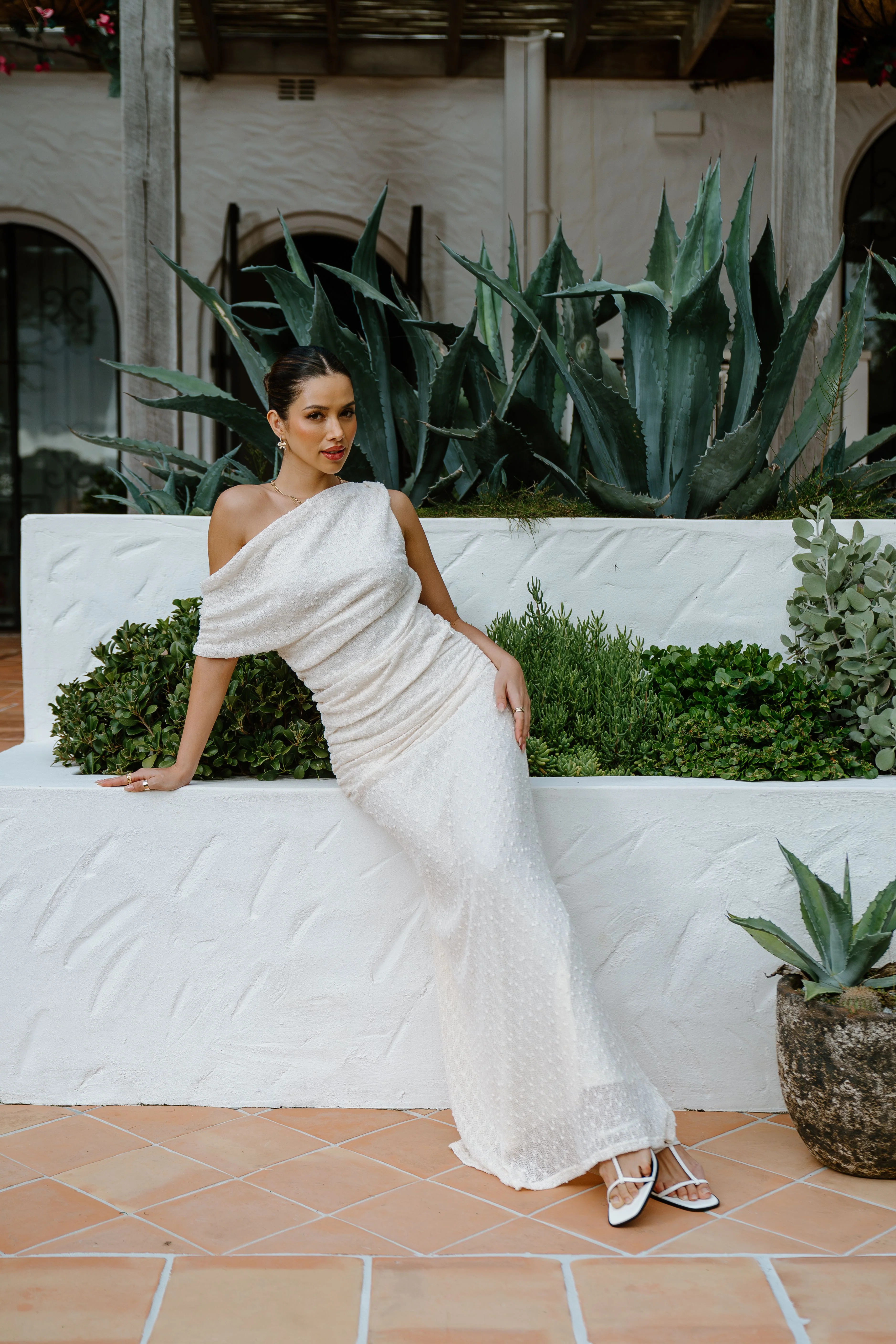 Ebony Two Piece Set - Drop Shoulder Top & Maxi Skirt - Image 2