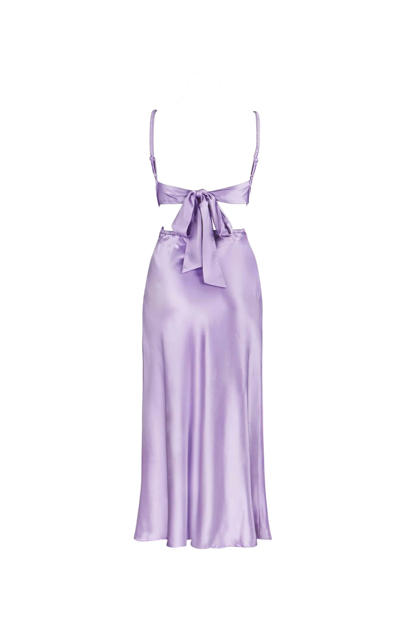 Fay Satin Cocktail Midi Dress - Image 3