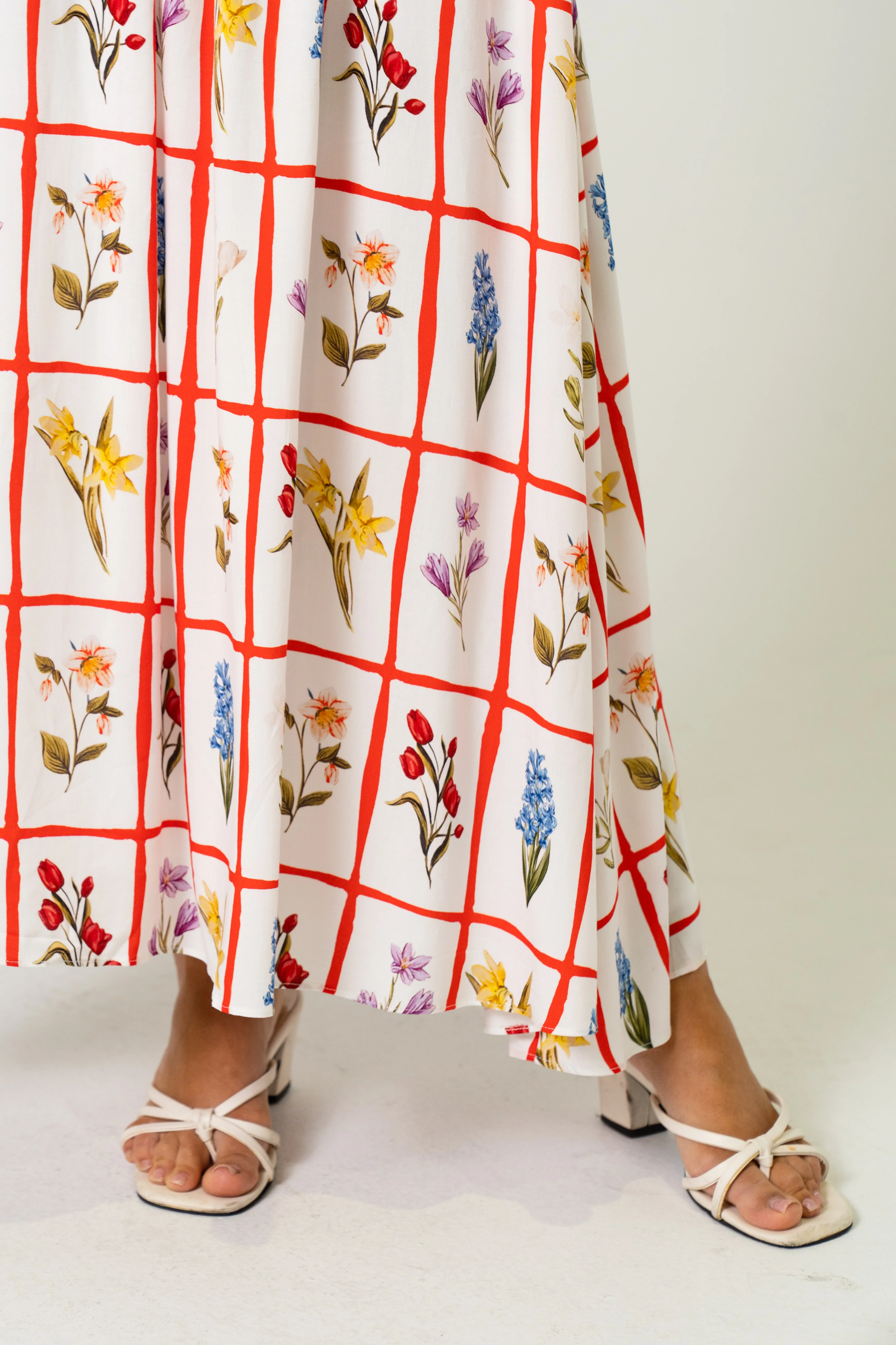 Flora Loose Fit Floral Midi Dress - Image 5