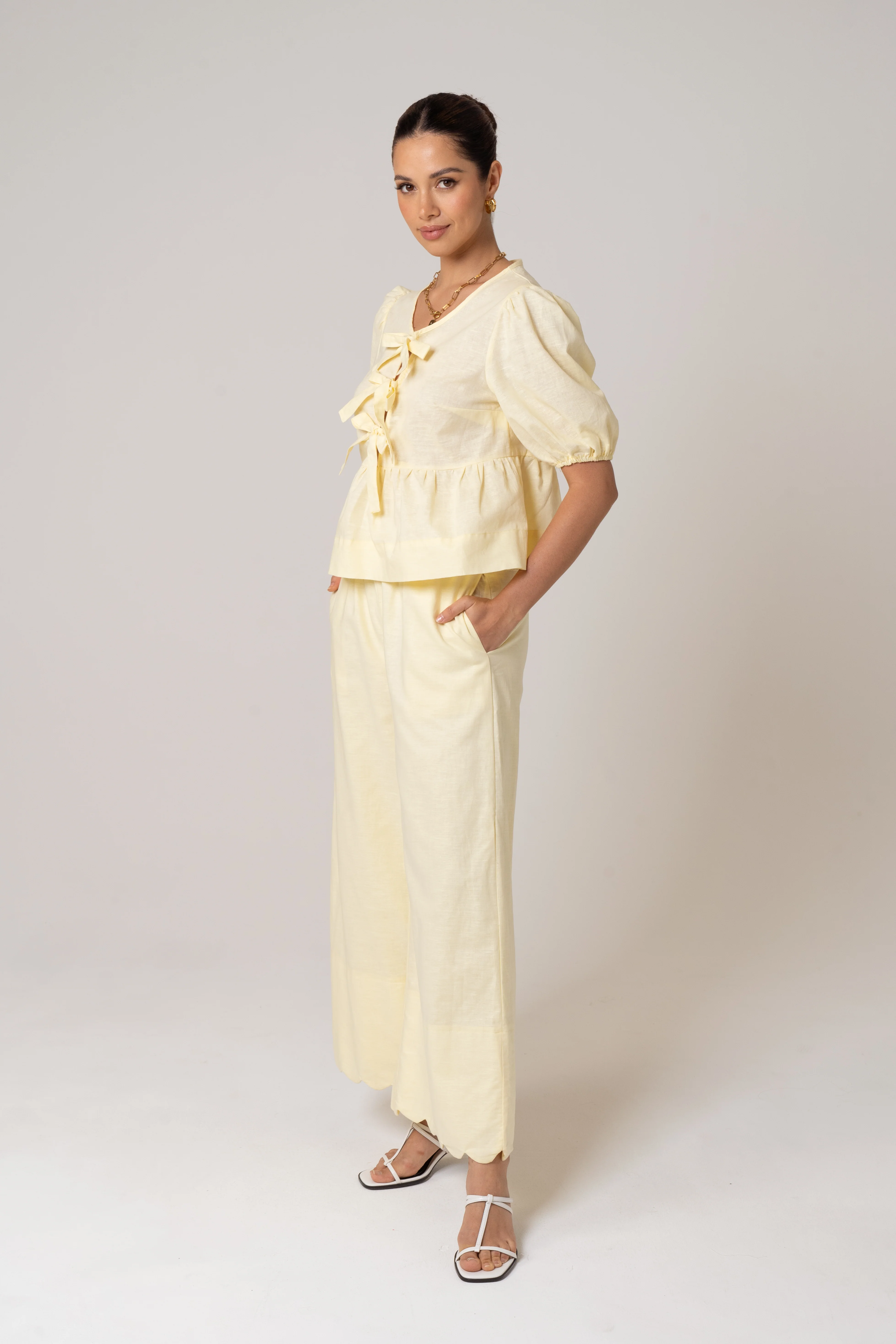 Florence Two Piece Set - Top & Pants Set - Image 2