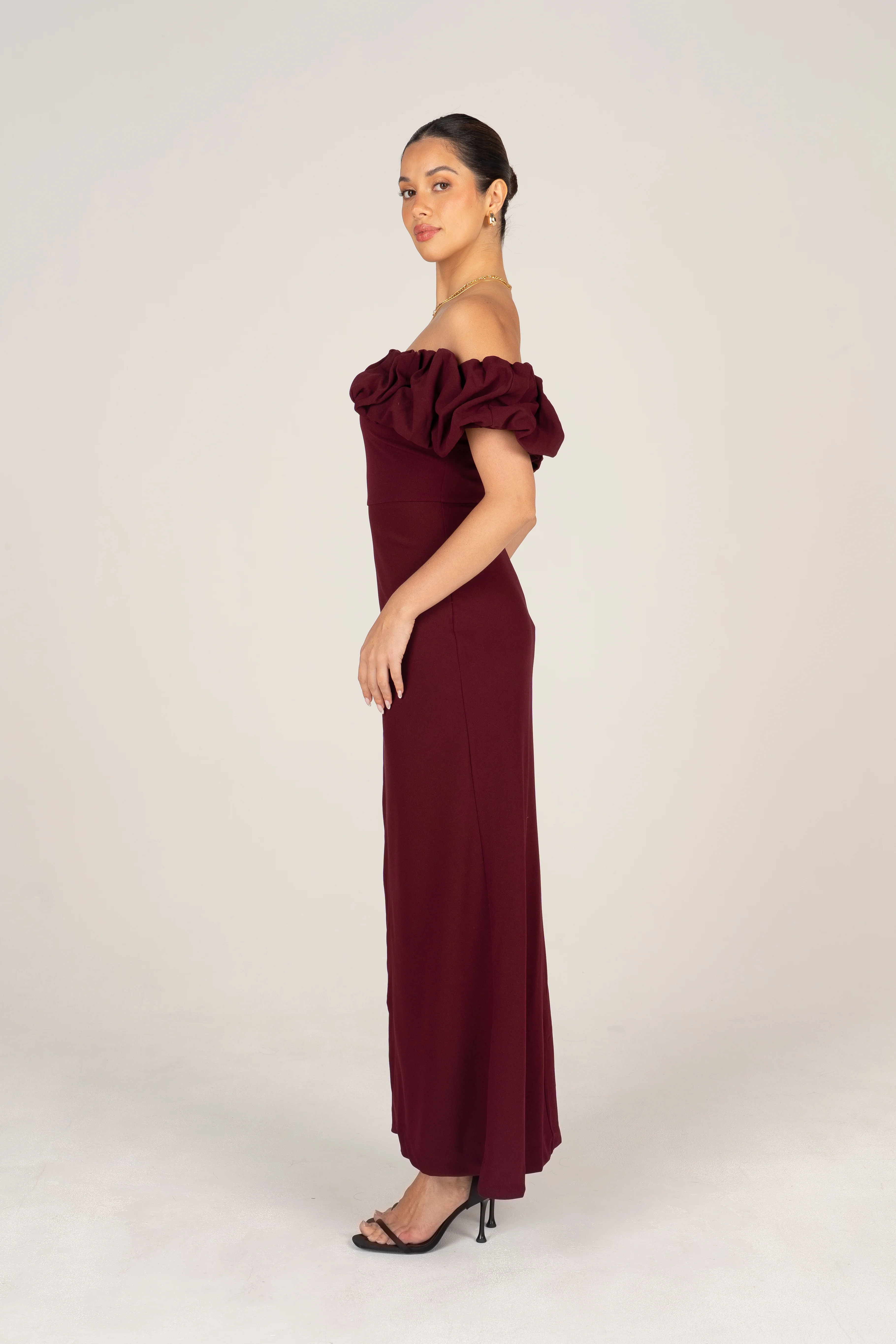 Jordan Off-Shoulder Ruffle Cocktail Dress - Image 2