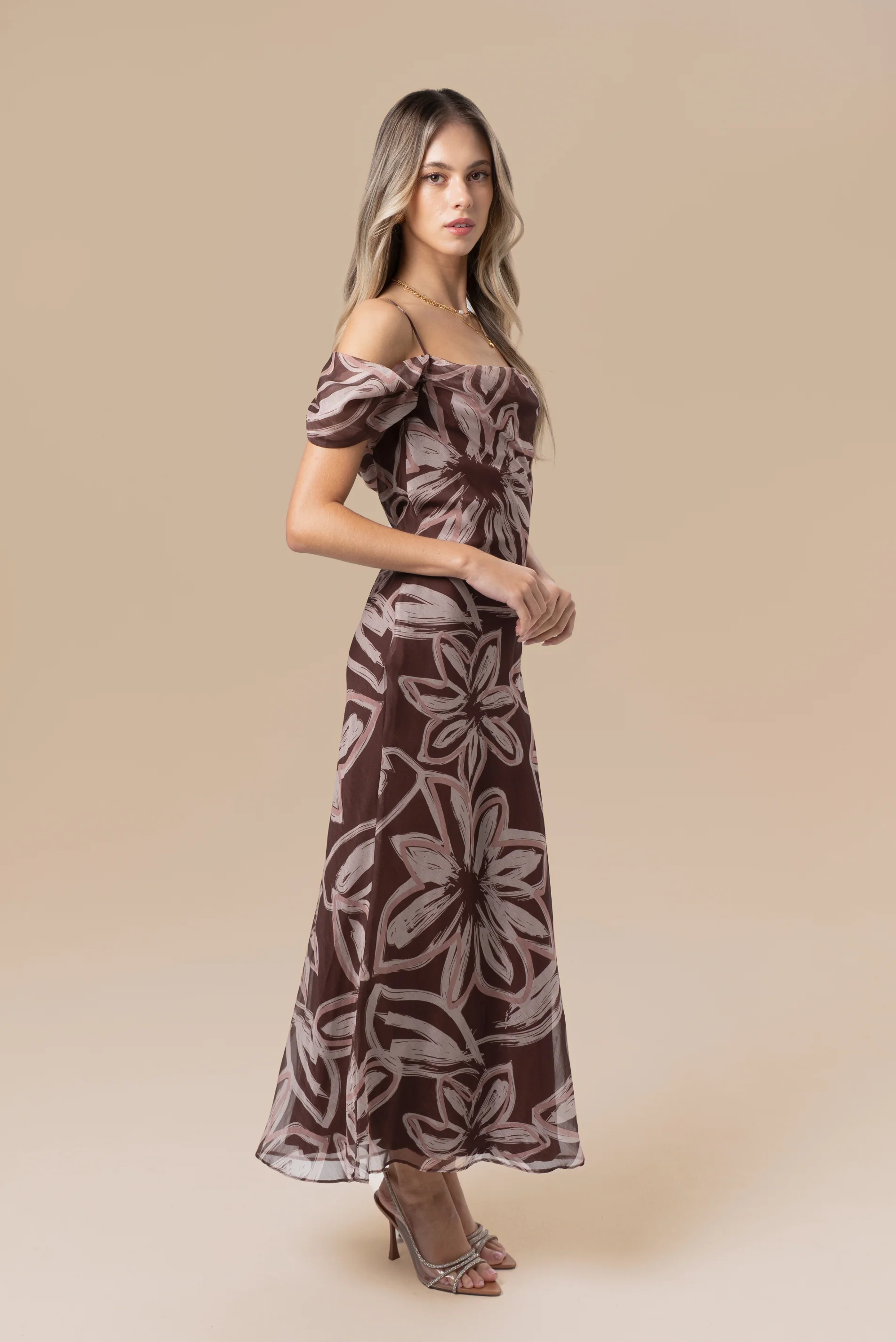 Juliette Off Shoulder Maxi Dress - Image 10