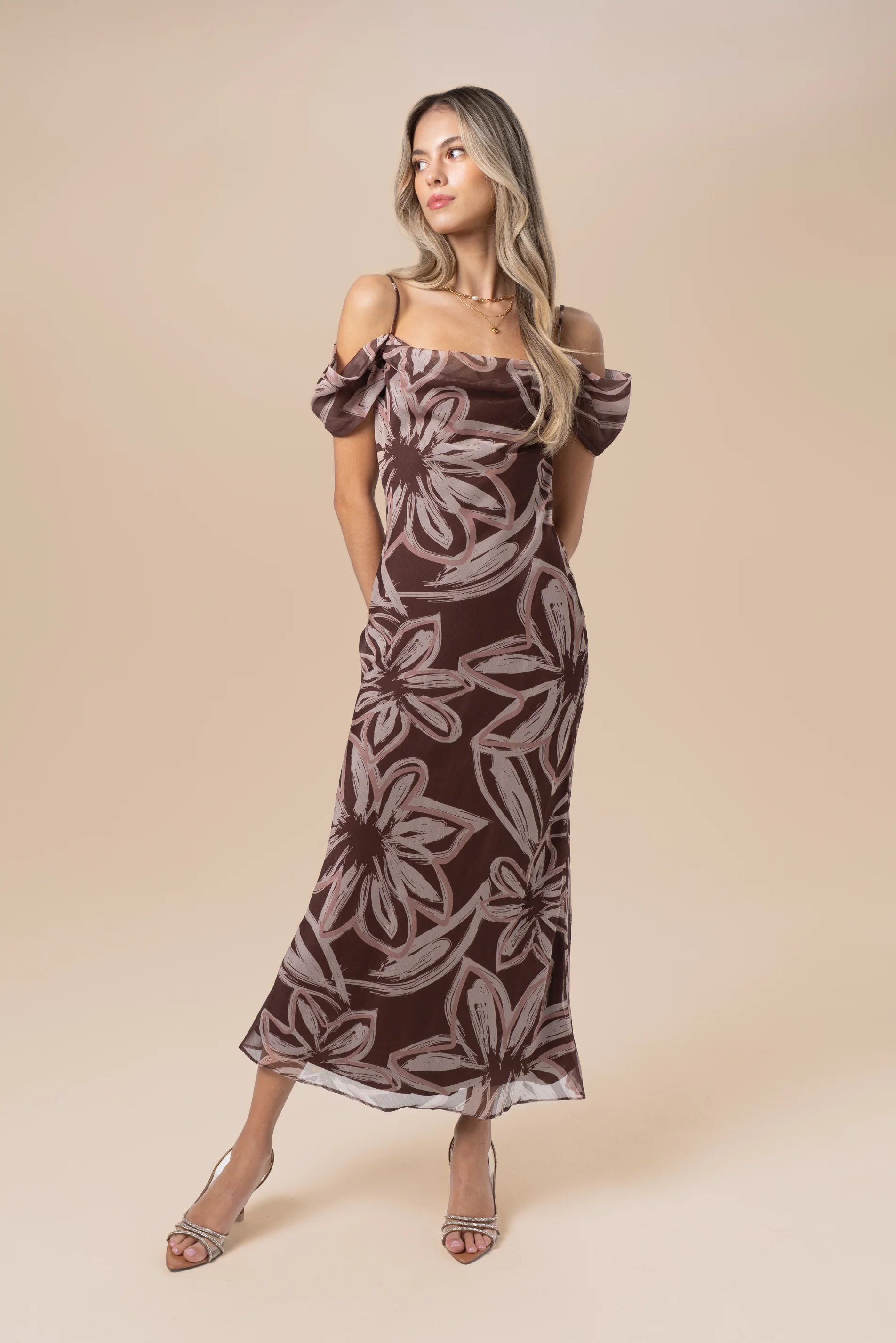 Juliette Off Shoulder Maxi Dress - Image 9