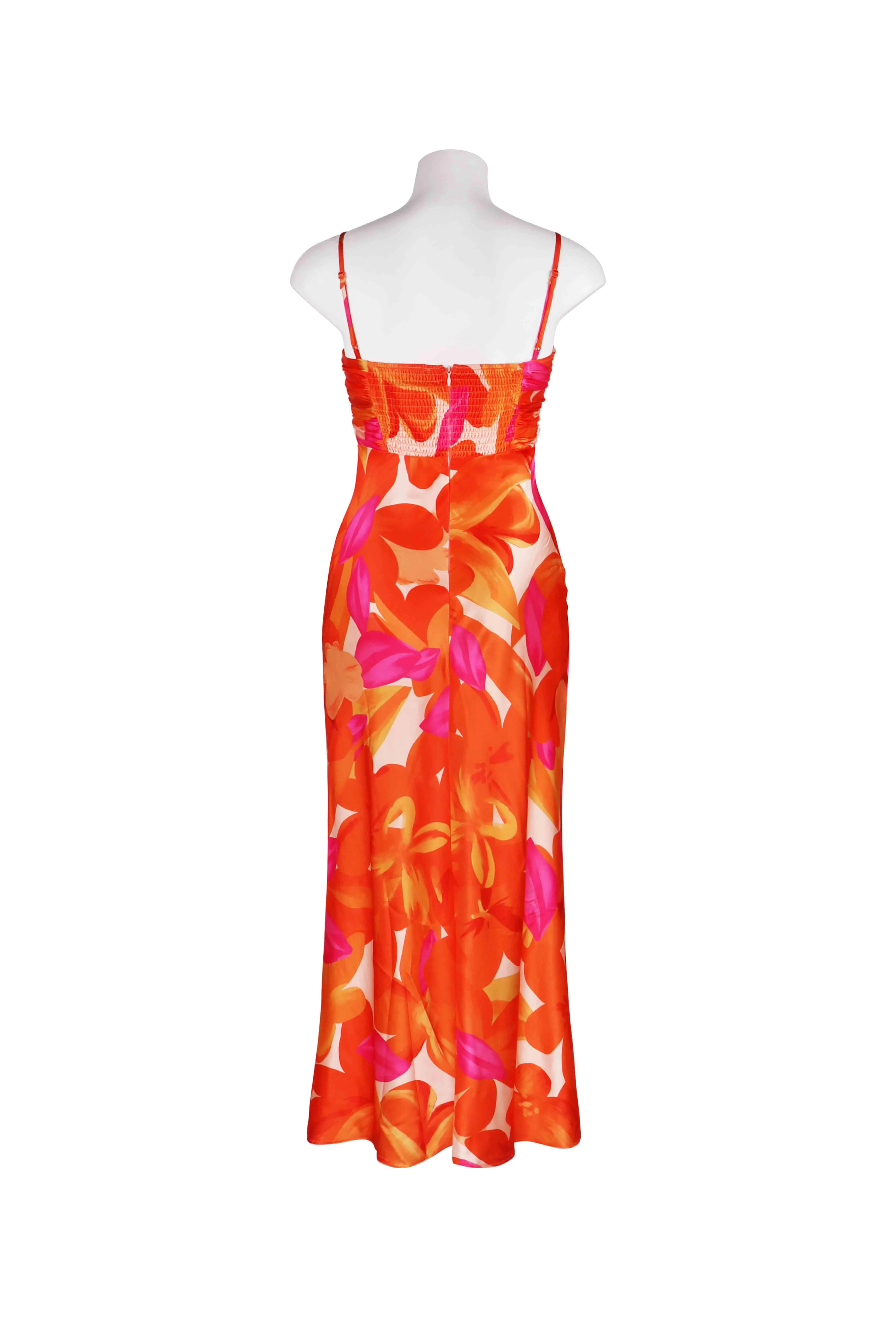 Luna Classic Satin Midi Dress - Image 4