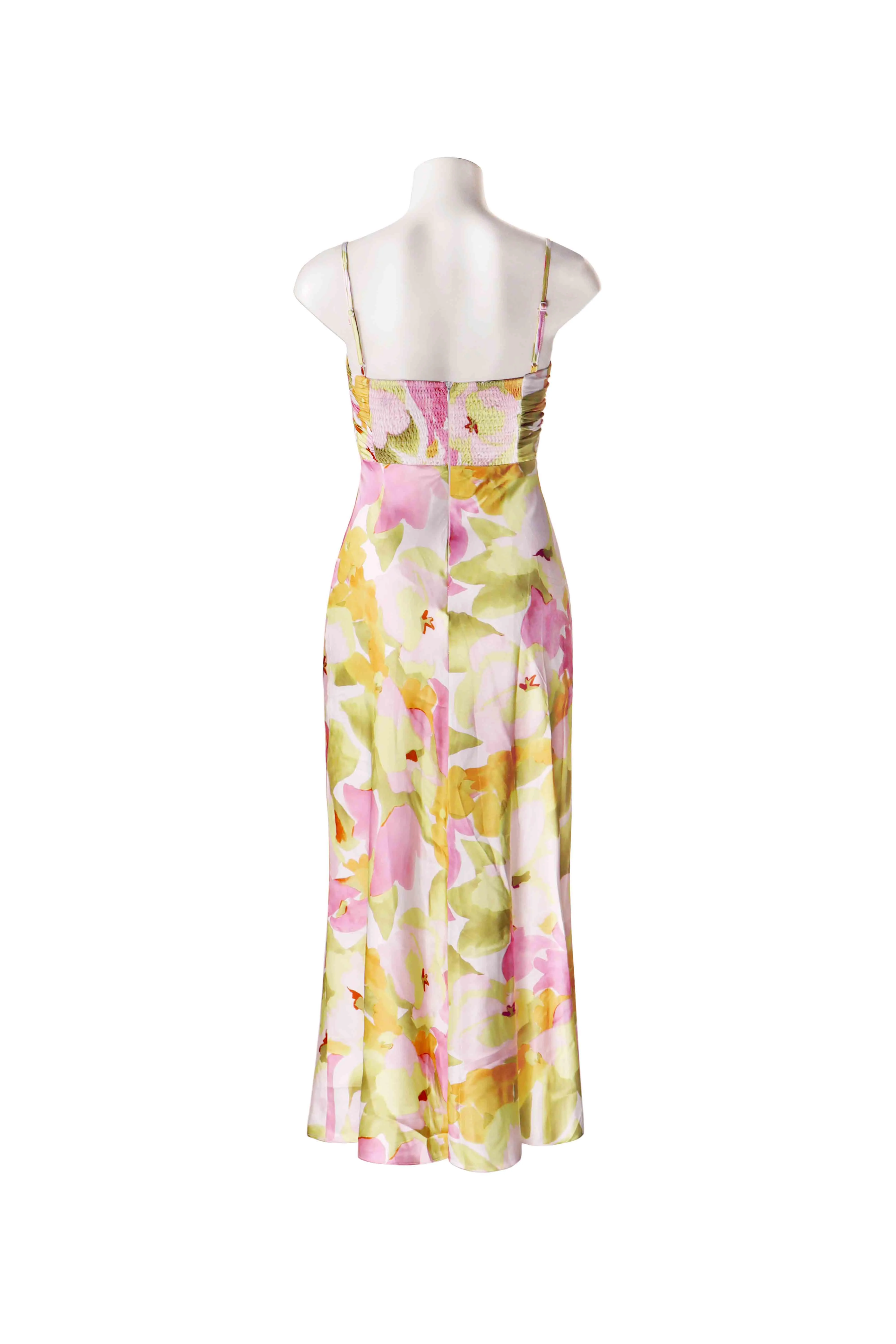 Luna Classic Satin Midi Dress - Image 5