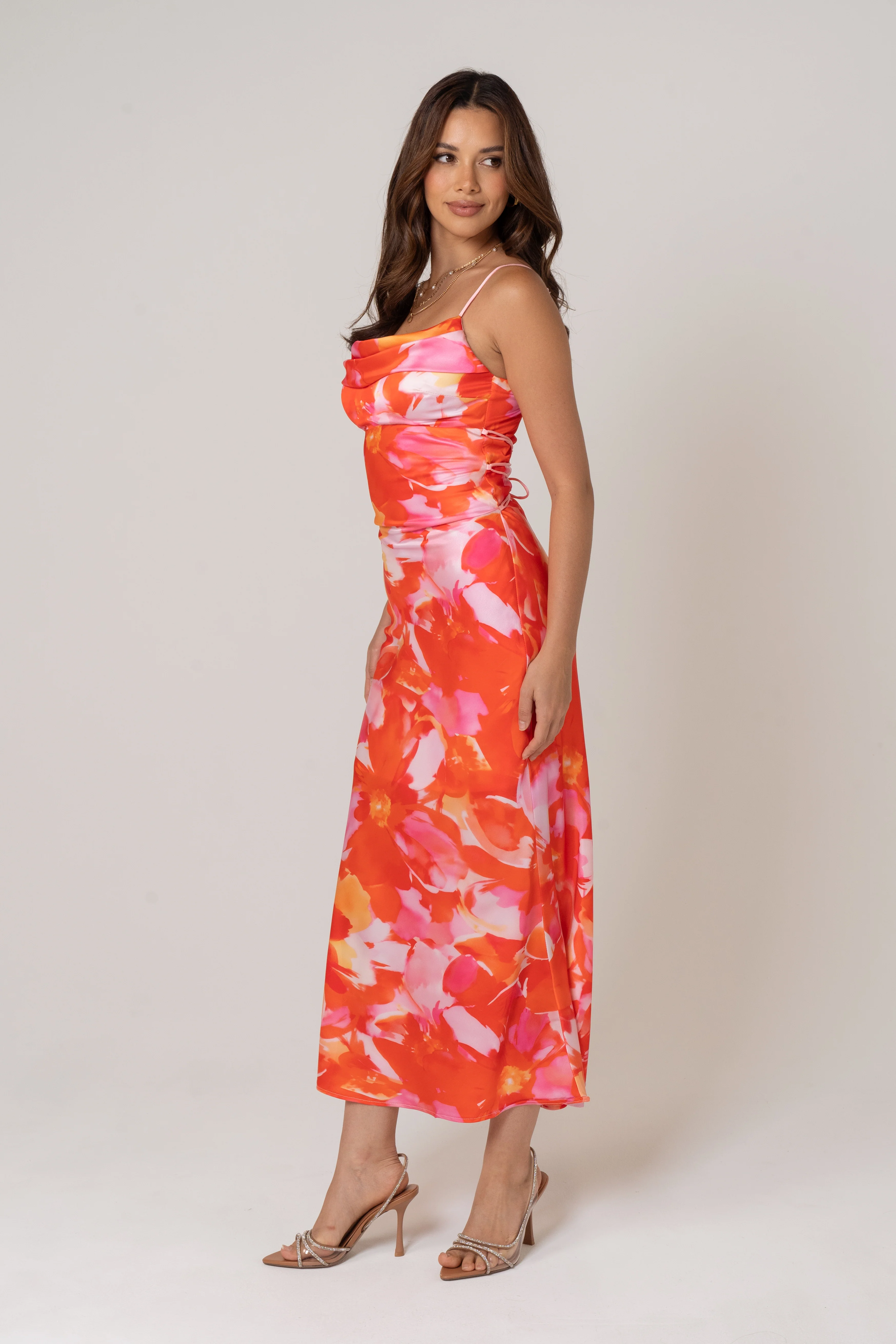 Marisol Print Midi Party Dress - Image 2