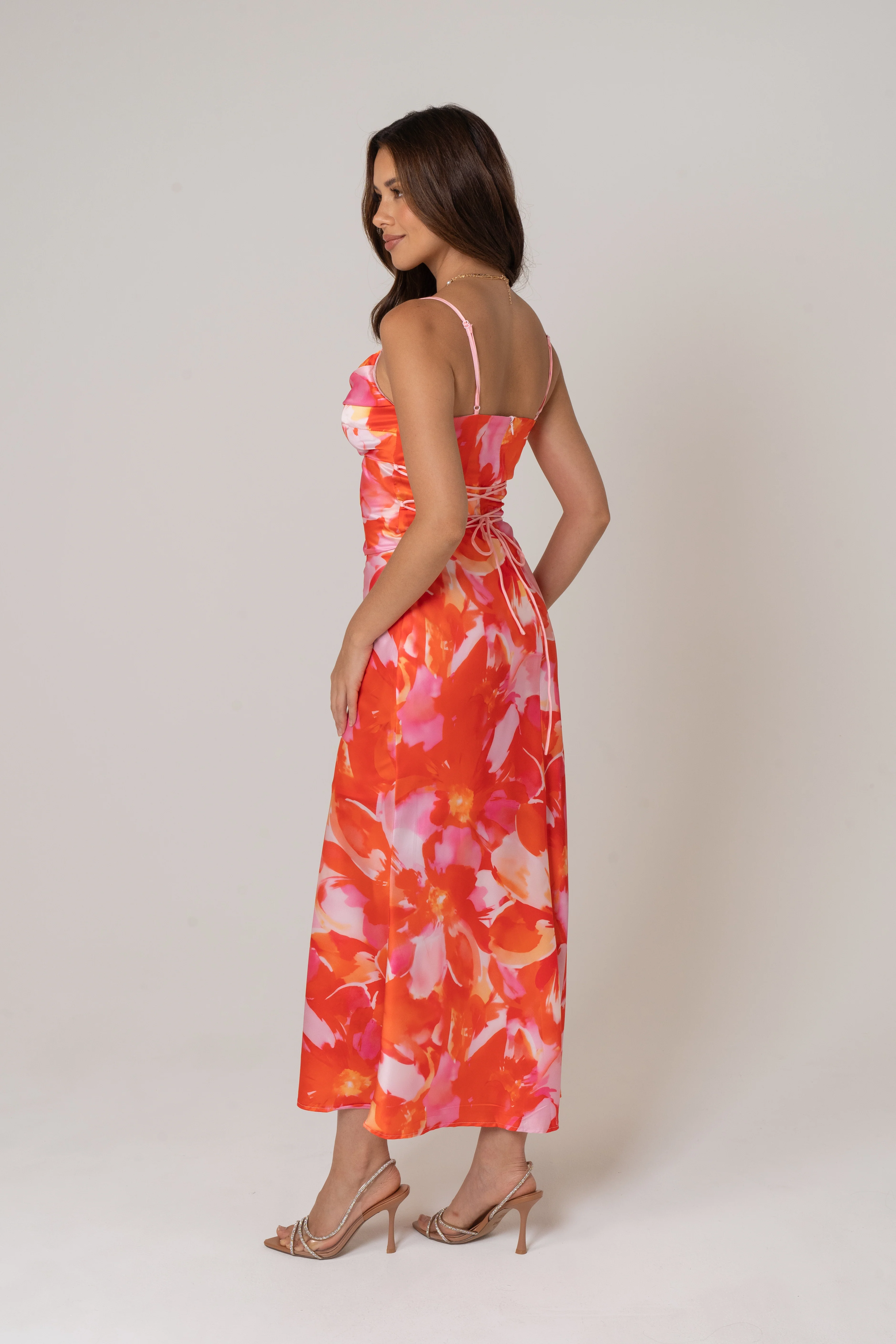 Marisol Print Midi Party Dress - Image 3