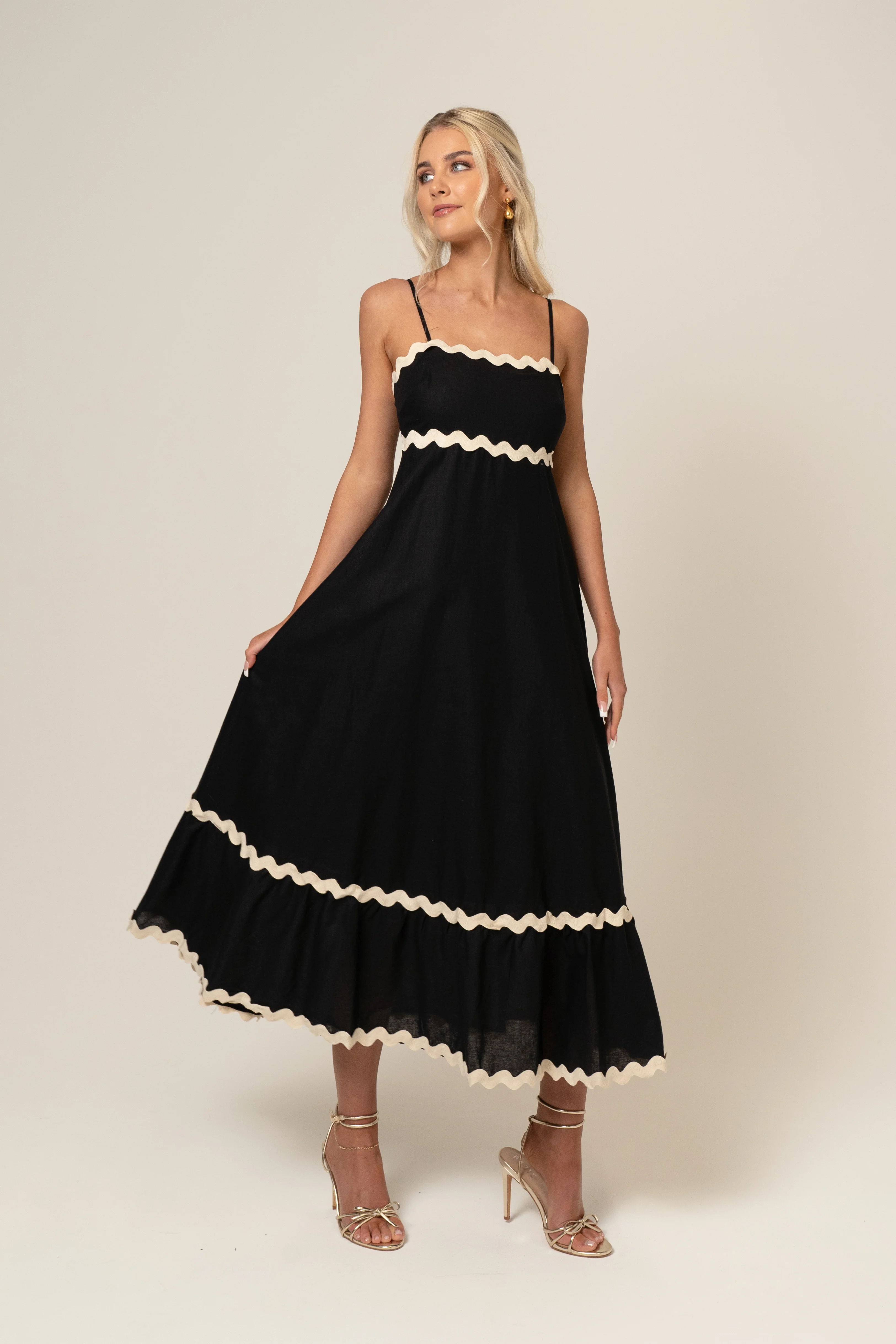 Millie Ric-Rac Summer Maxi Dress - Image 3