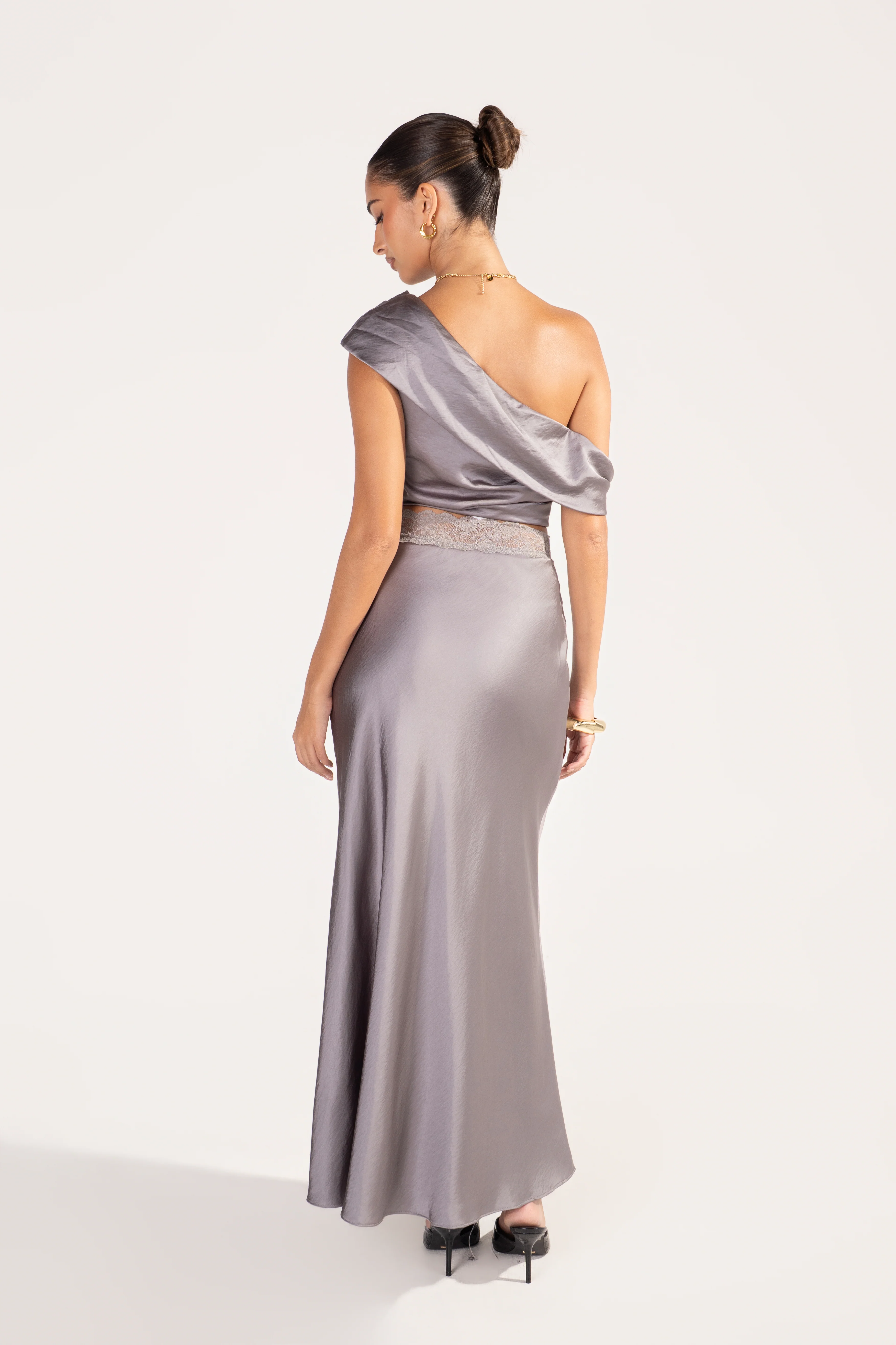 Nova Drop Shoulder Crop Top & Maxi Skirt Set - Image 3