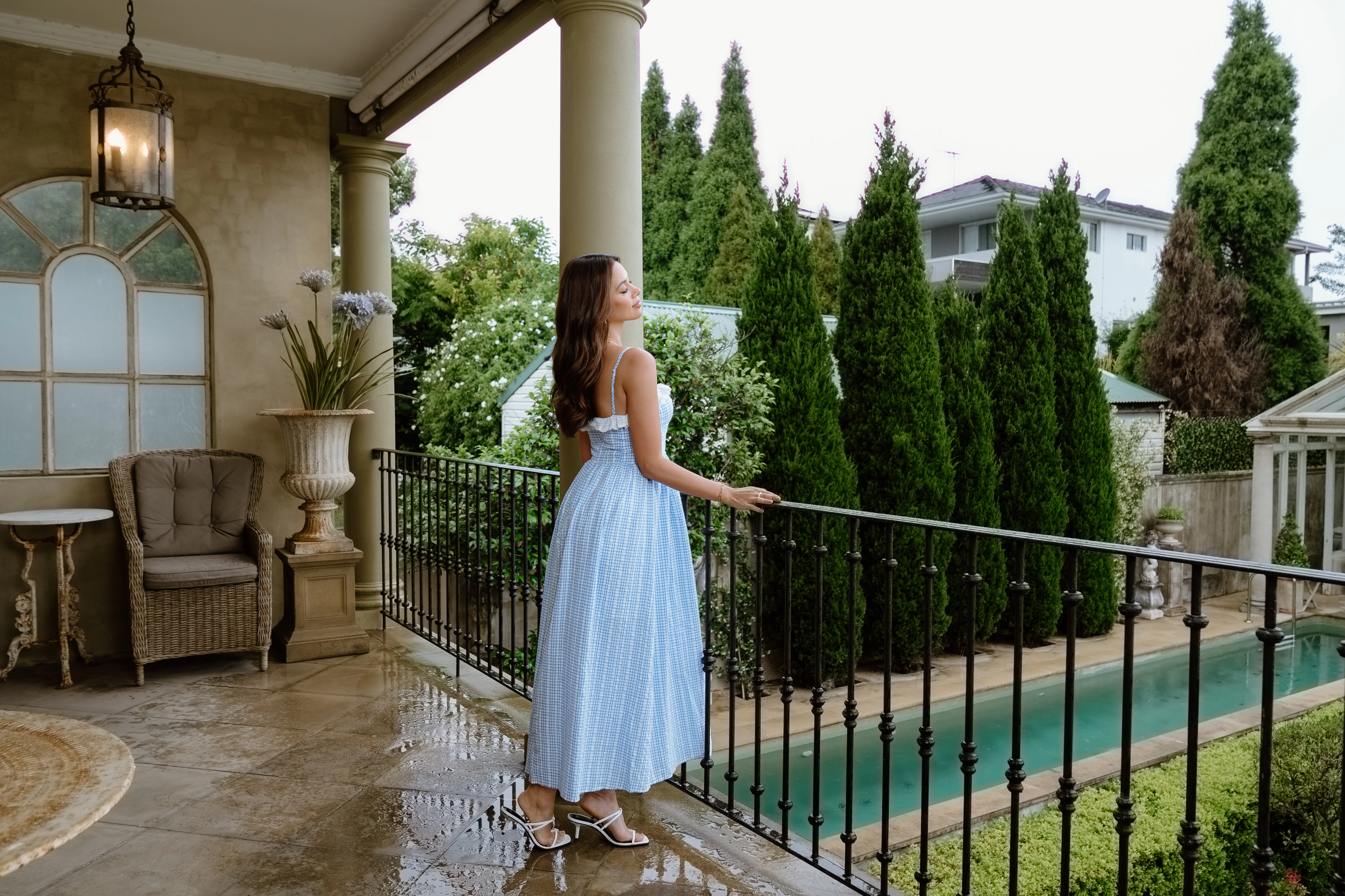 Poppy Gingham Midi with Detachable Straps - Image 6