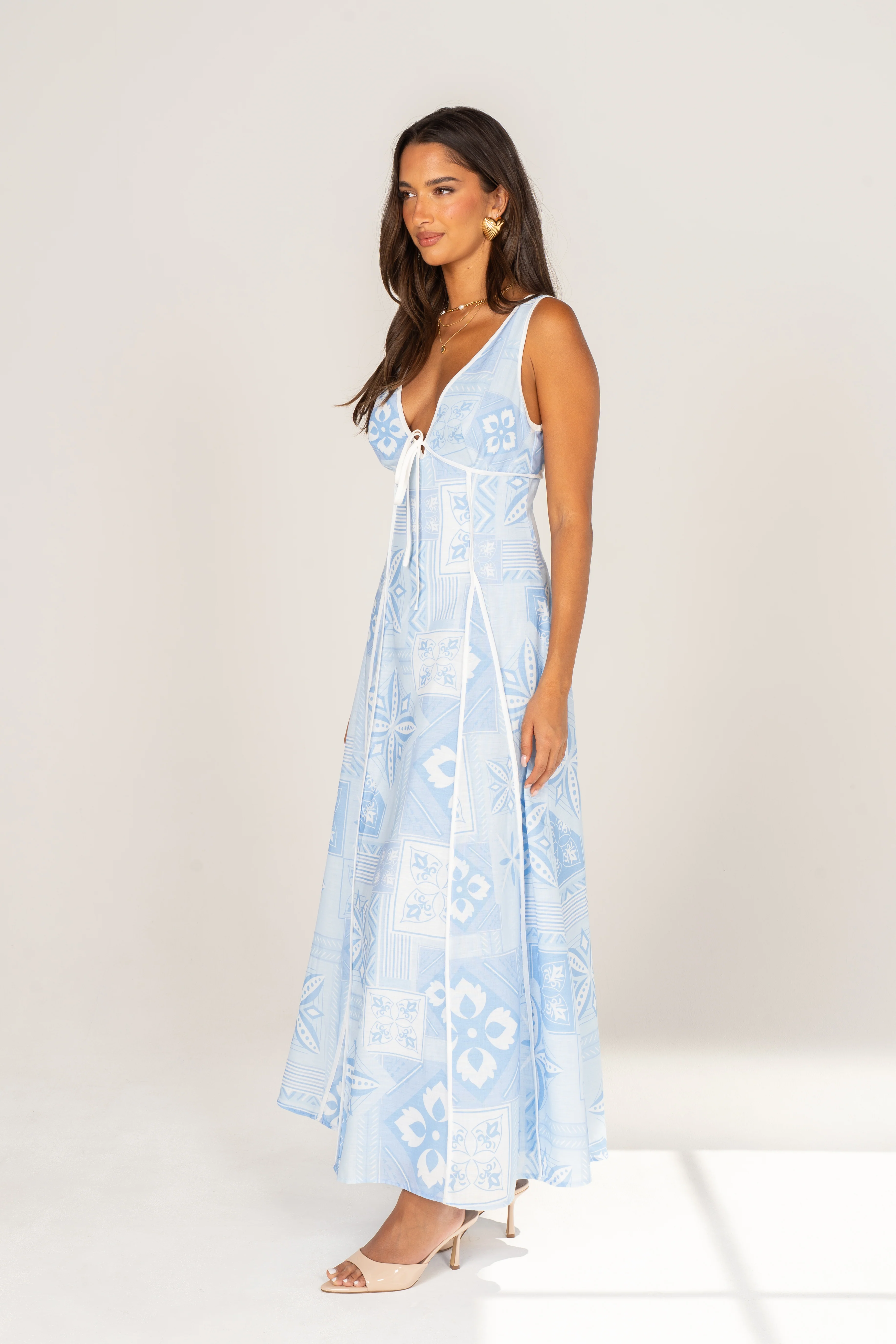 Quinley Print Sleeveless Maxi Dress - Image 2