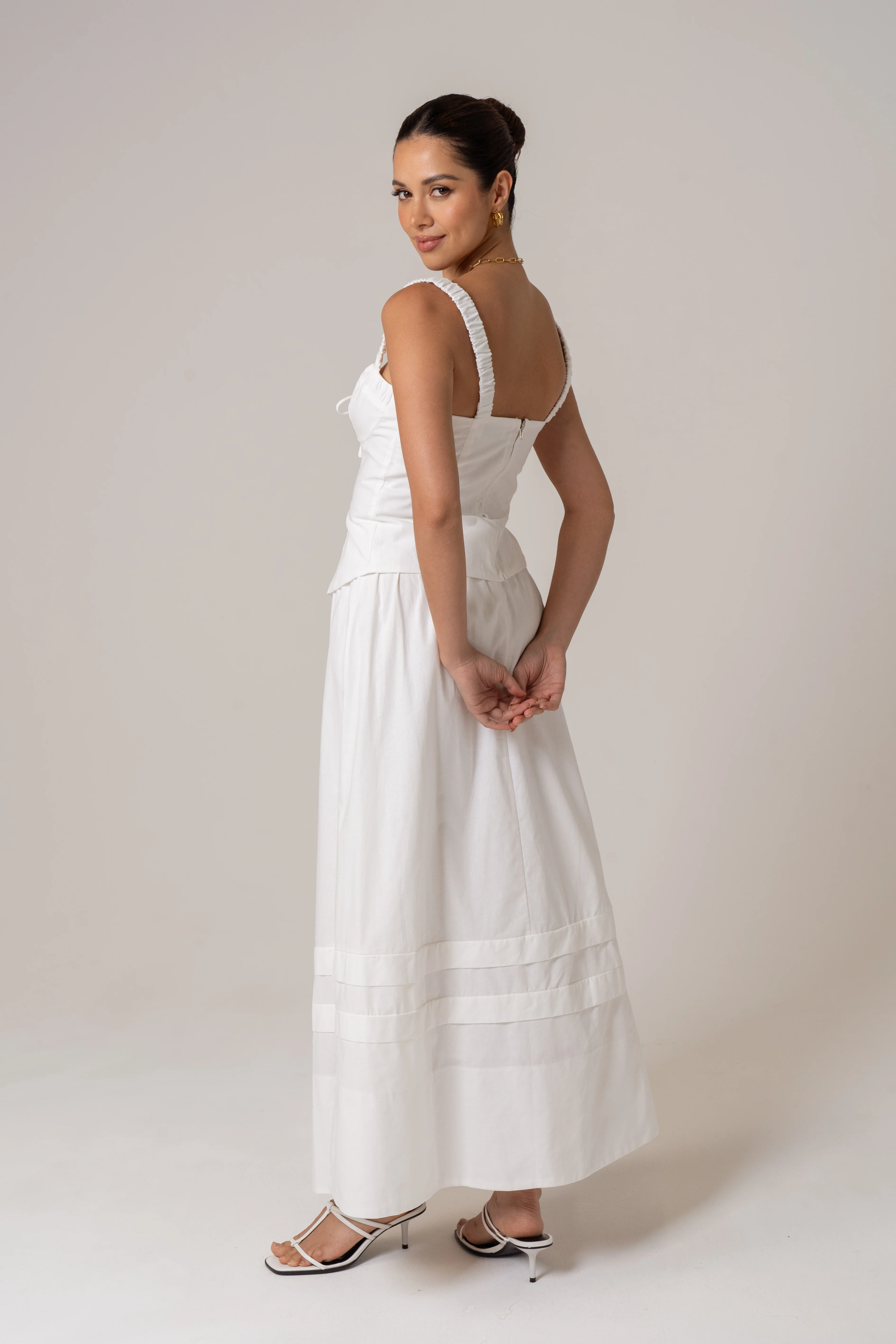 Tara Two Piece Set - Corset Top & Maxi Skirt - Image 3