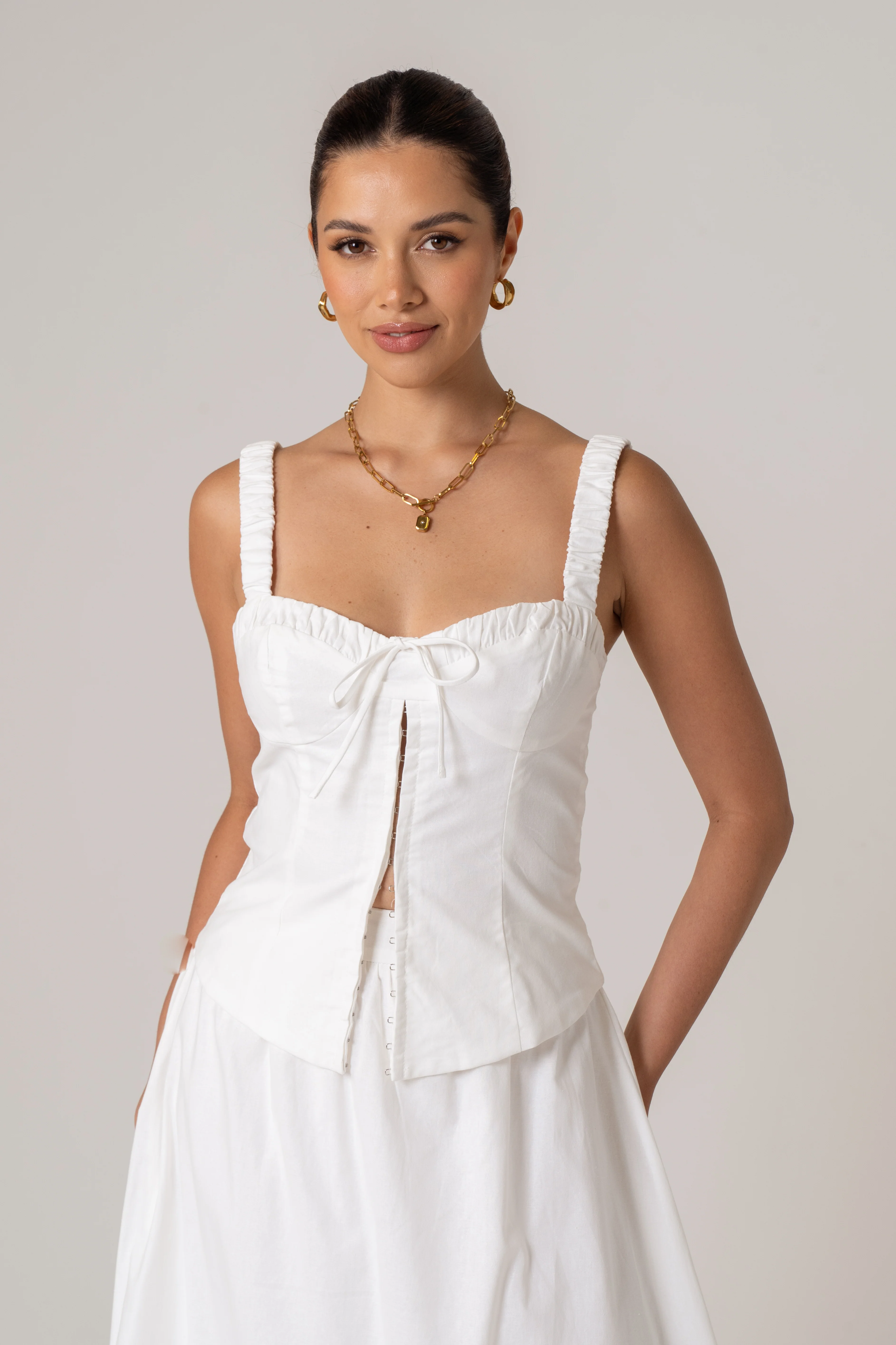 Tara Two Piece Set - Corset Top & Maxi Skirt - Image 4