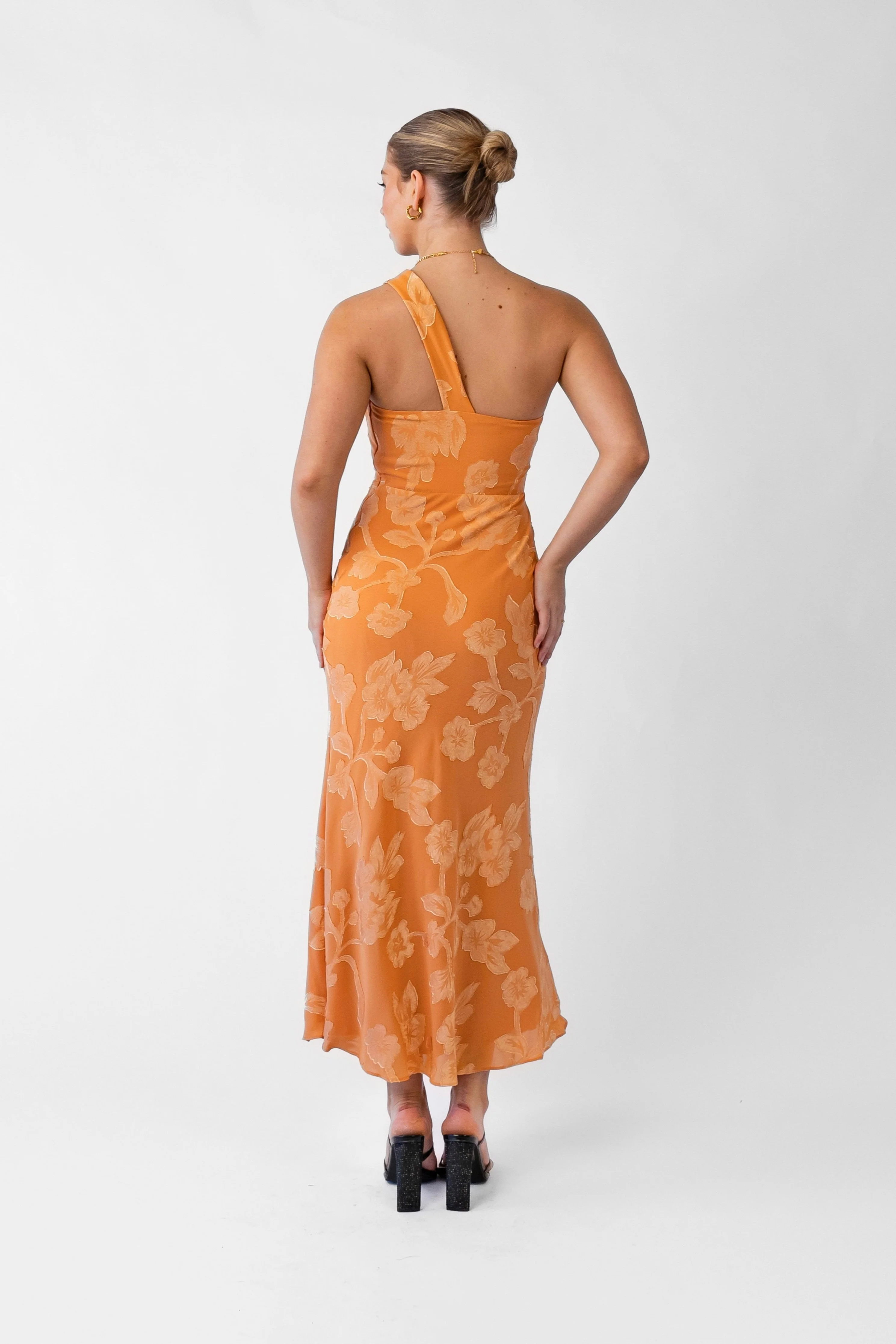 Taylah One Shoulder Midi Cocktail Dress - Image 8